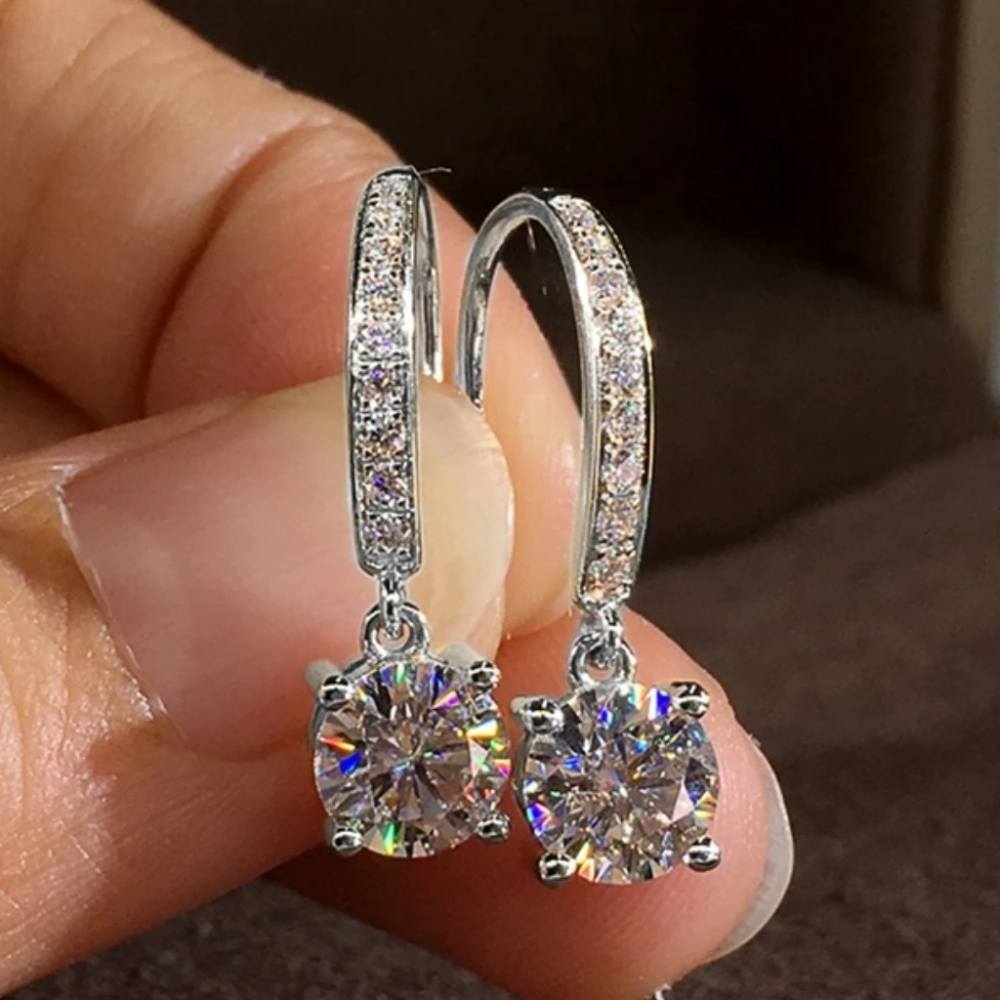 Silver Fashion Jewelry Earrings